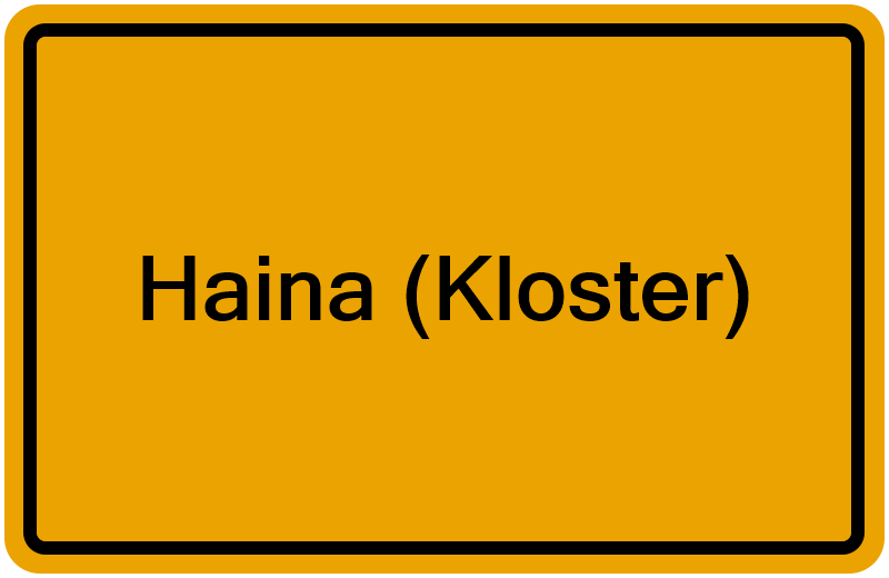 Handelsregister Haina (Kloster)